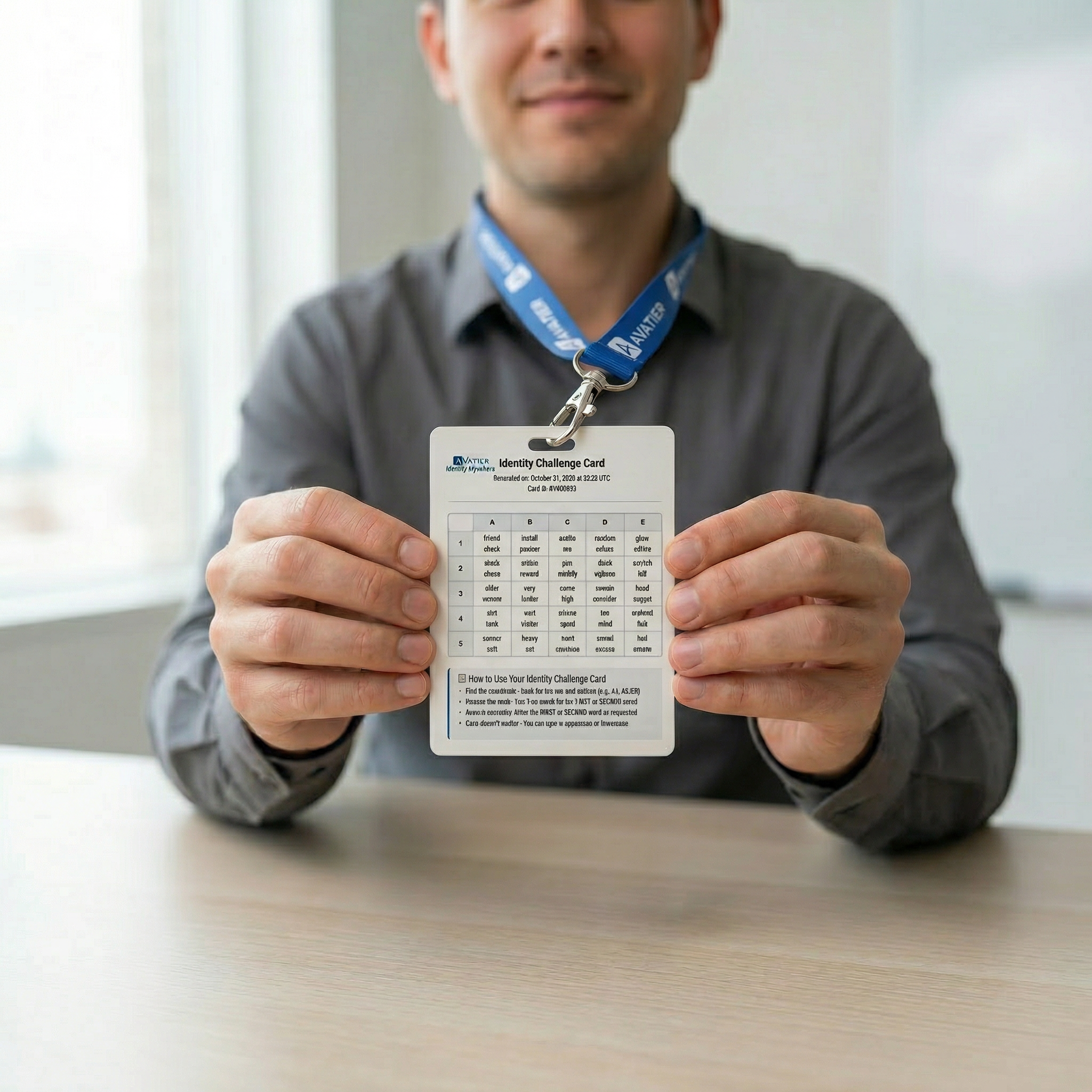 Service desk agent reviewing a challenge event in the audit log