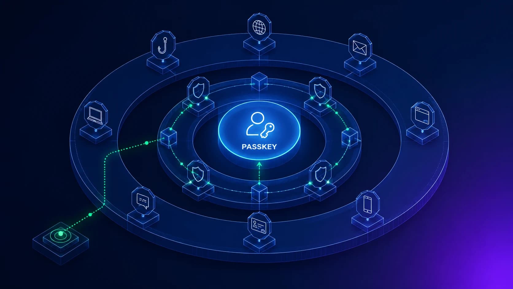 The 2026 enterprise passkey deployment playbook — what passkeys actually are, the three flavors that matter (platform, syncable, hardware-bound), where they break in production, the phased rollout sequence by workforce segment, and the recovery channel architecture that closes the lifecycle gap.